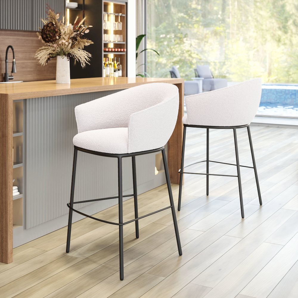 Essen Barstool Ivory. Picture 8