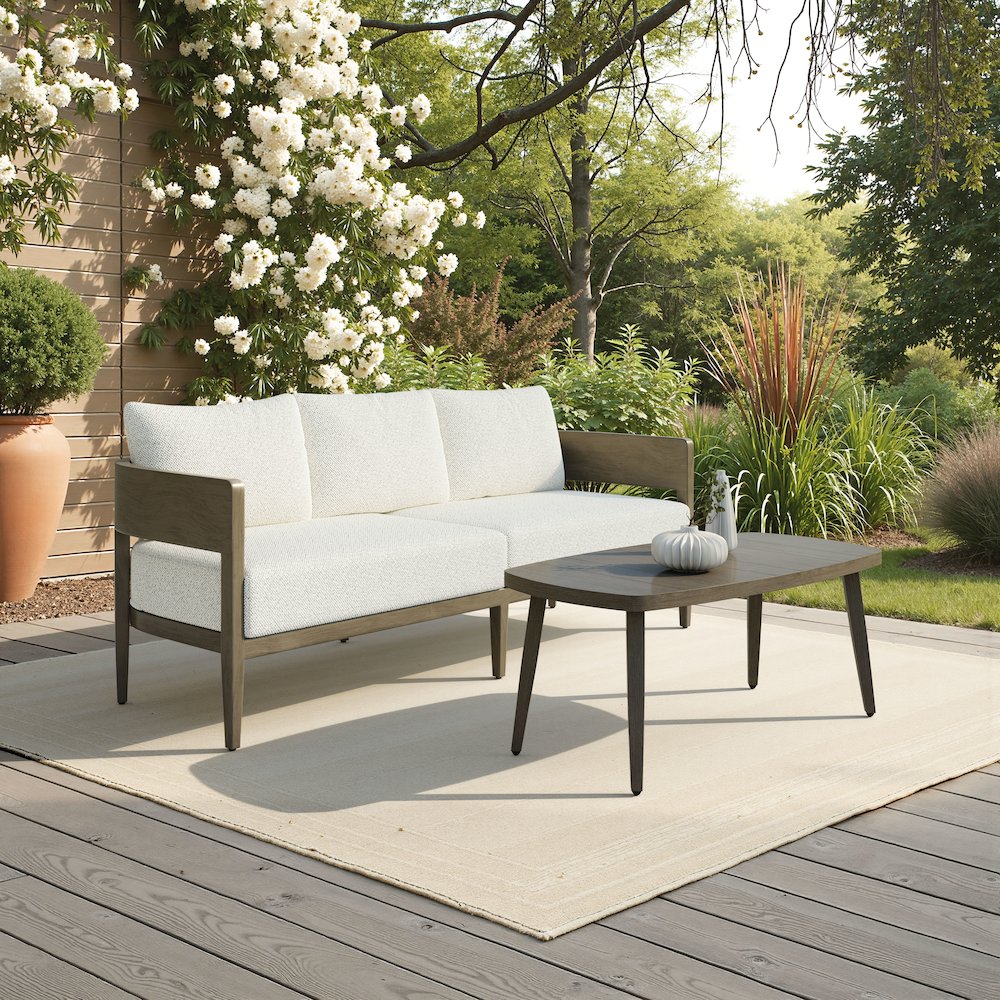 Foret Sofa Beige. Picture 8