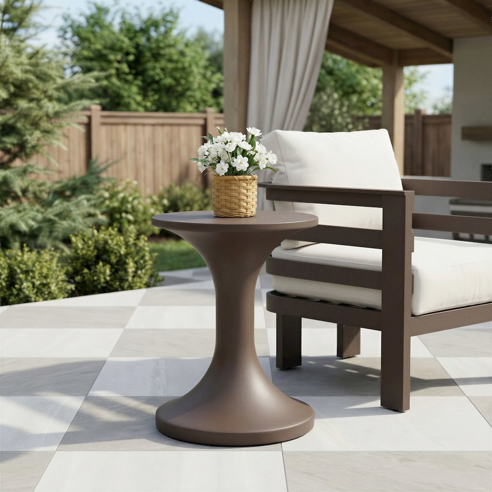 Arka Side Table Brown. Picture 2