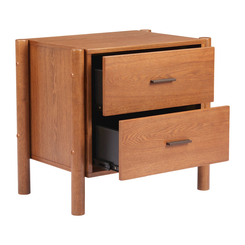 Beleza Nightstand Walnut. Picture 10