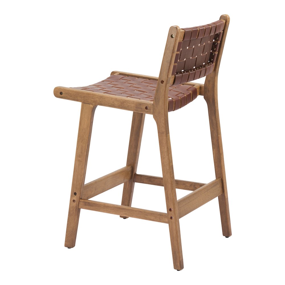 Feder Counter Stool (Set of 2) Brown. Picture 7