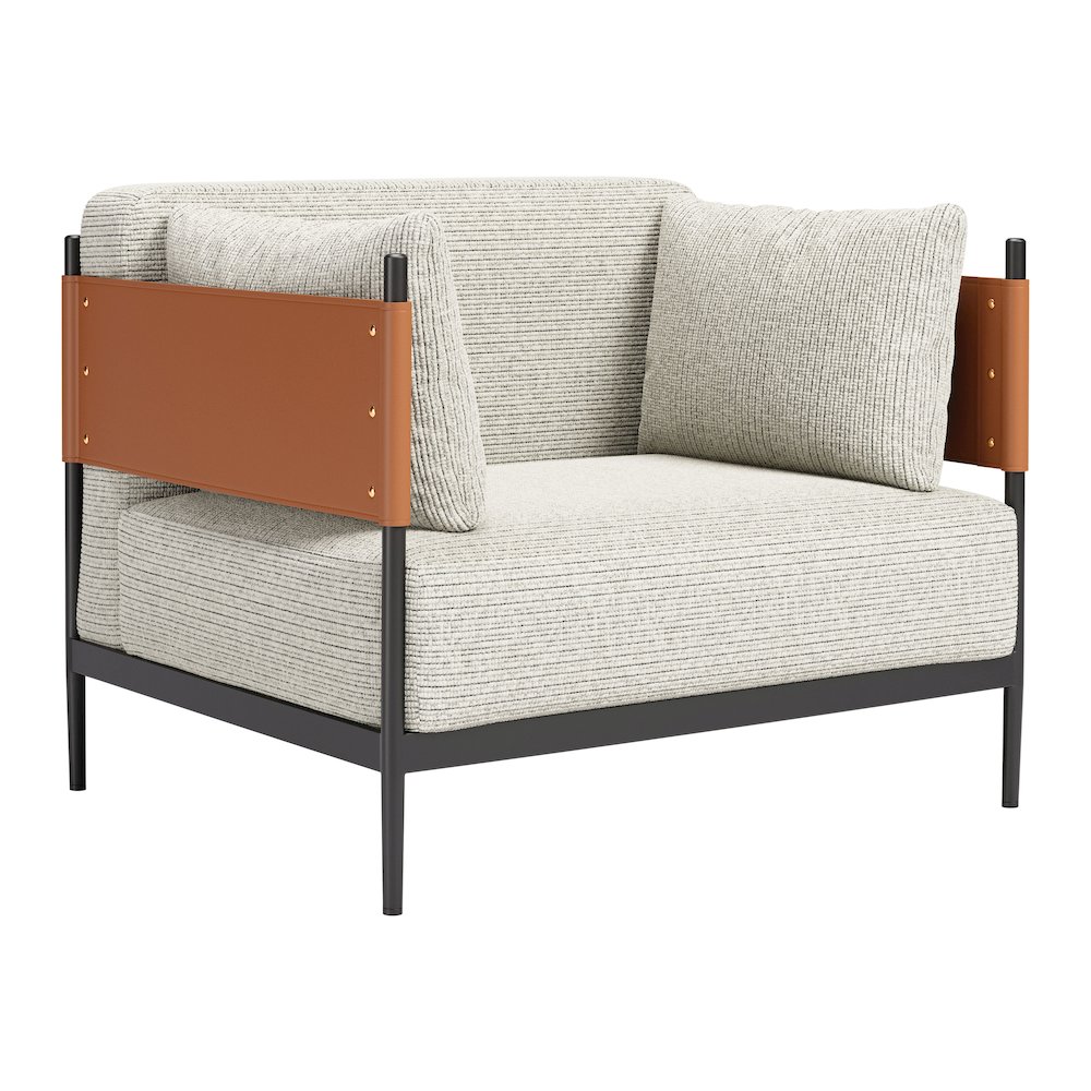 Stirbe Armchair Gray. Picture 1