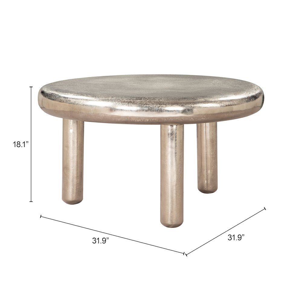 Arian Coffee Table Silver. Picture 9