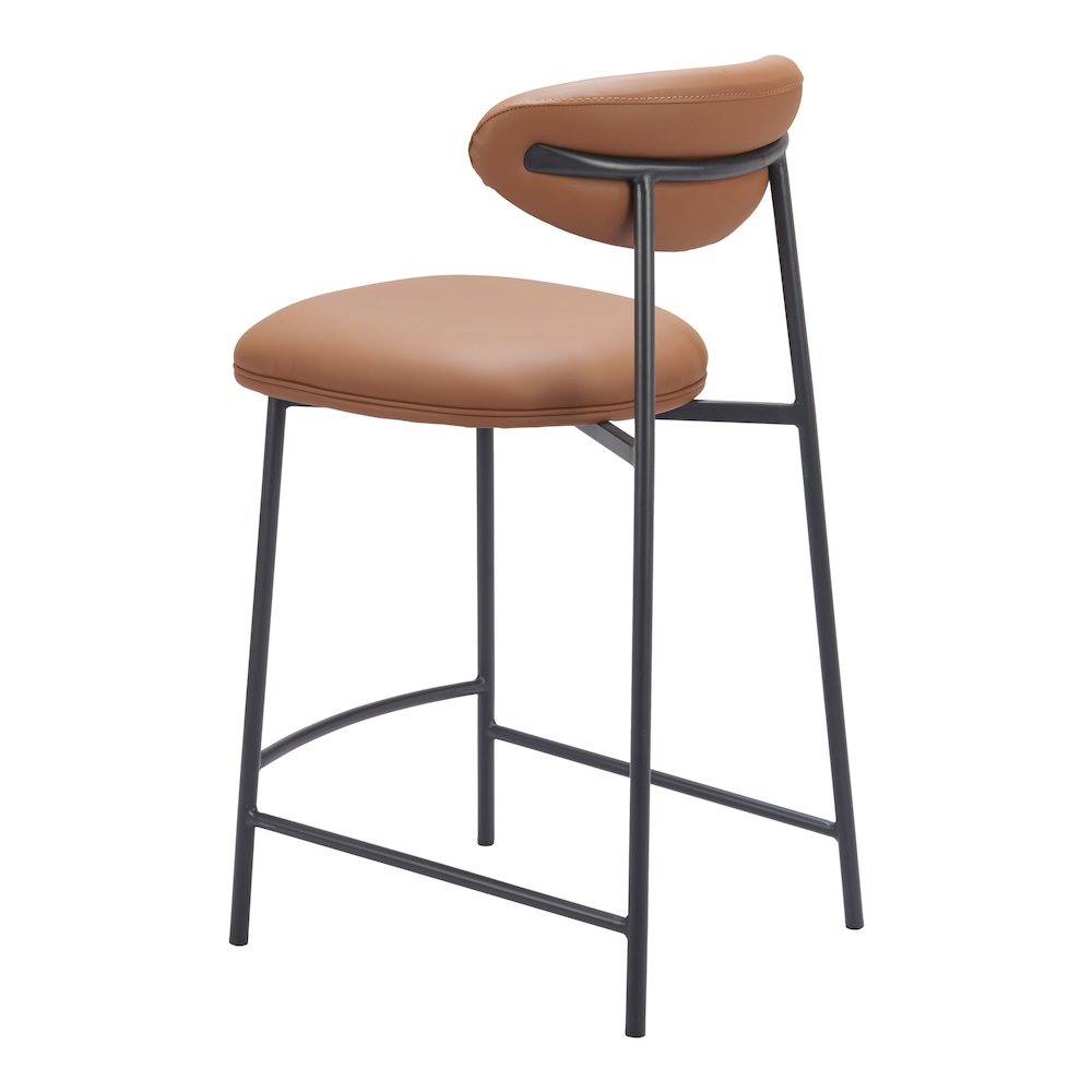 Rorun Counter Stool (Set of 2) Brown. Picture 5