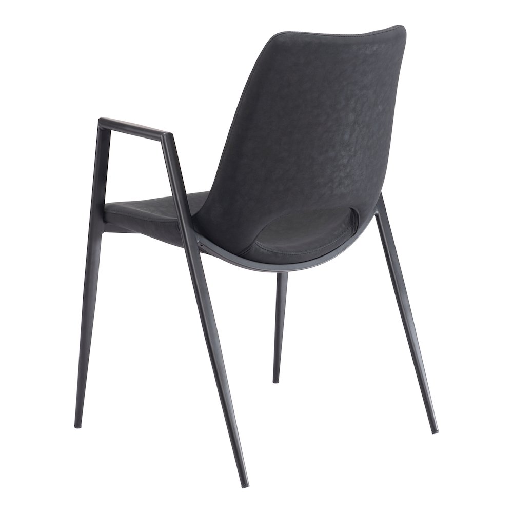 Desi Dining Chair (Set of 2) Black. Picture 5