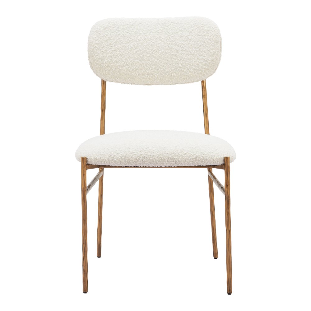 Sydhavnen Dining Chair Cream & Gold. Picture 3