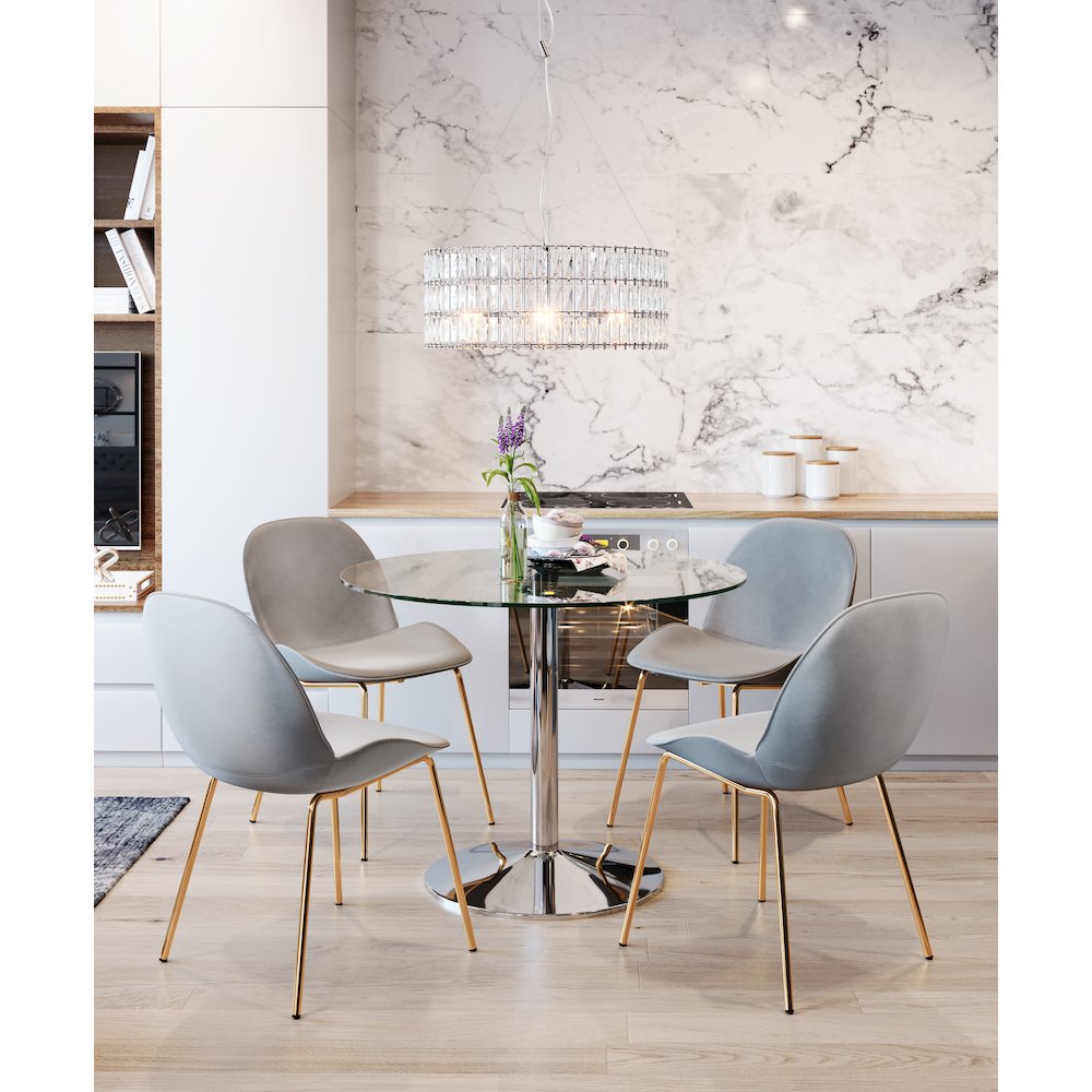 Jena Ceiling Lamp Chrome. Picture 6