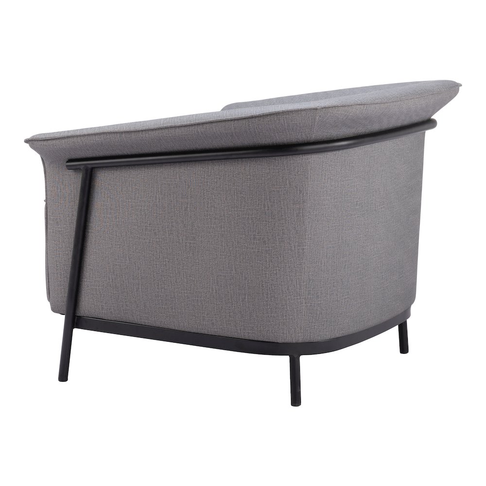 Burry Accent Chair Slate Gray. Picture 5
