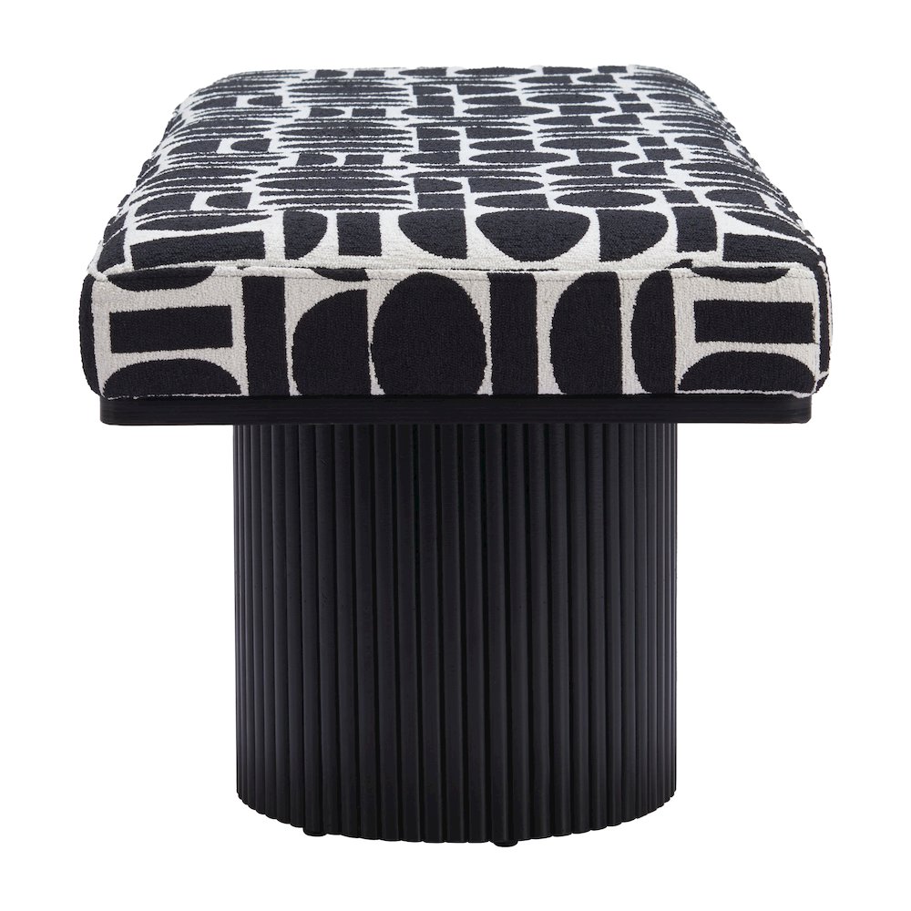 Botoia Bench Black & White. Picture 2