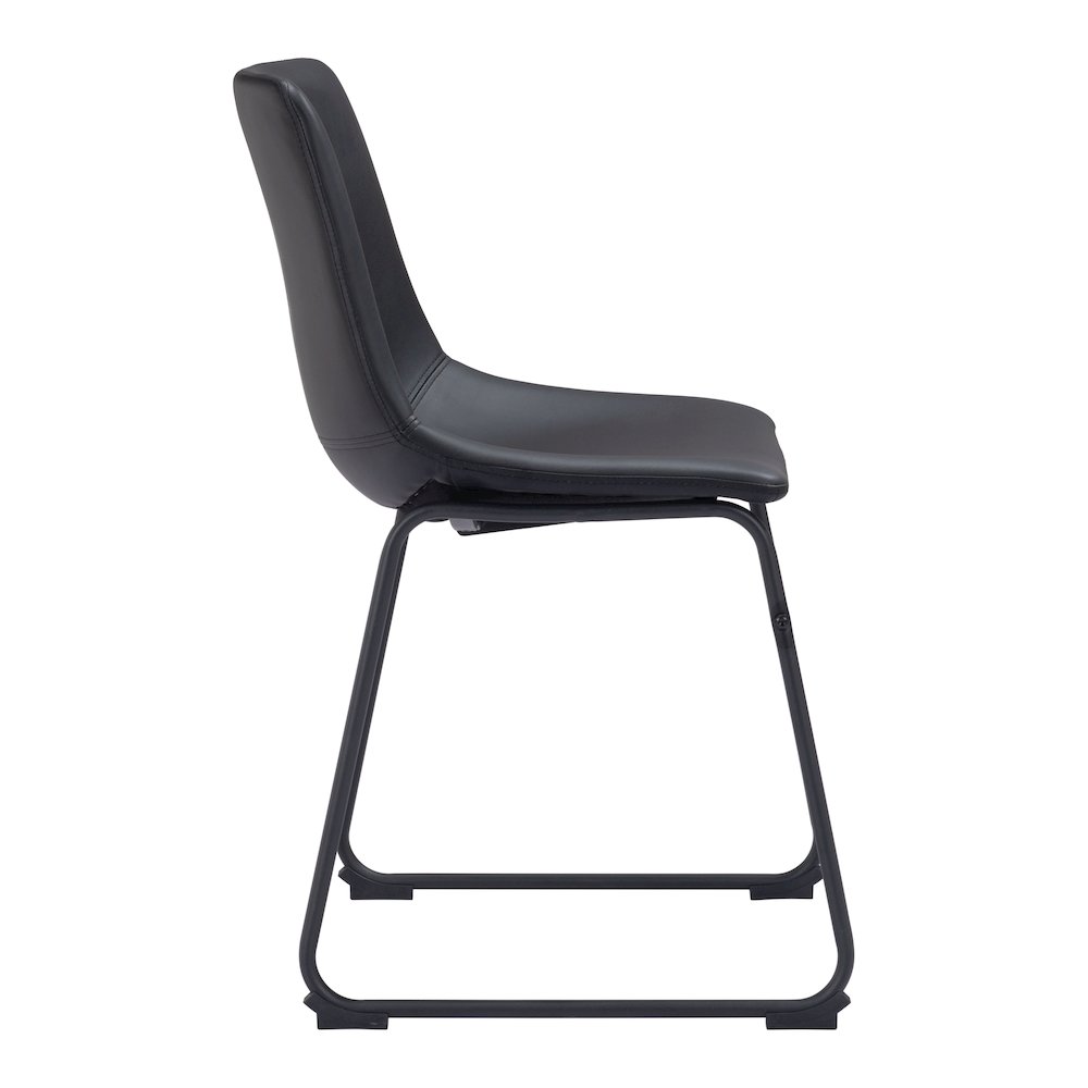 Smart Dining Chair (Set of 2) Black. Picture 2