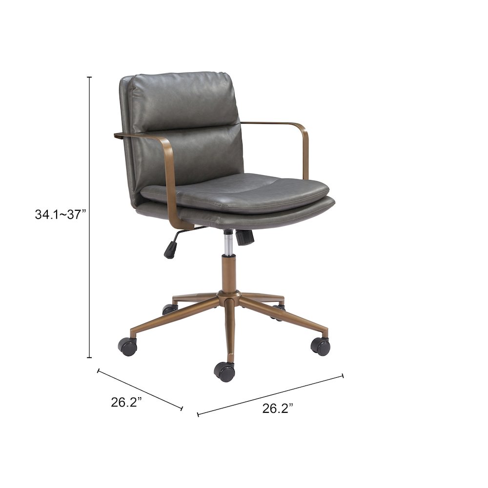 Birao Office Chair Gray. Picture 7