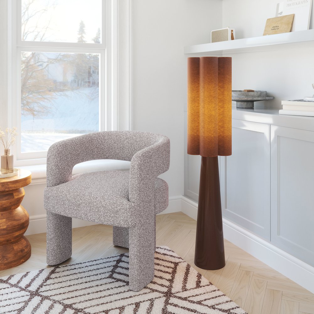 Violet Floor Lamp Brown. Picture 8