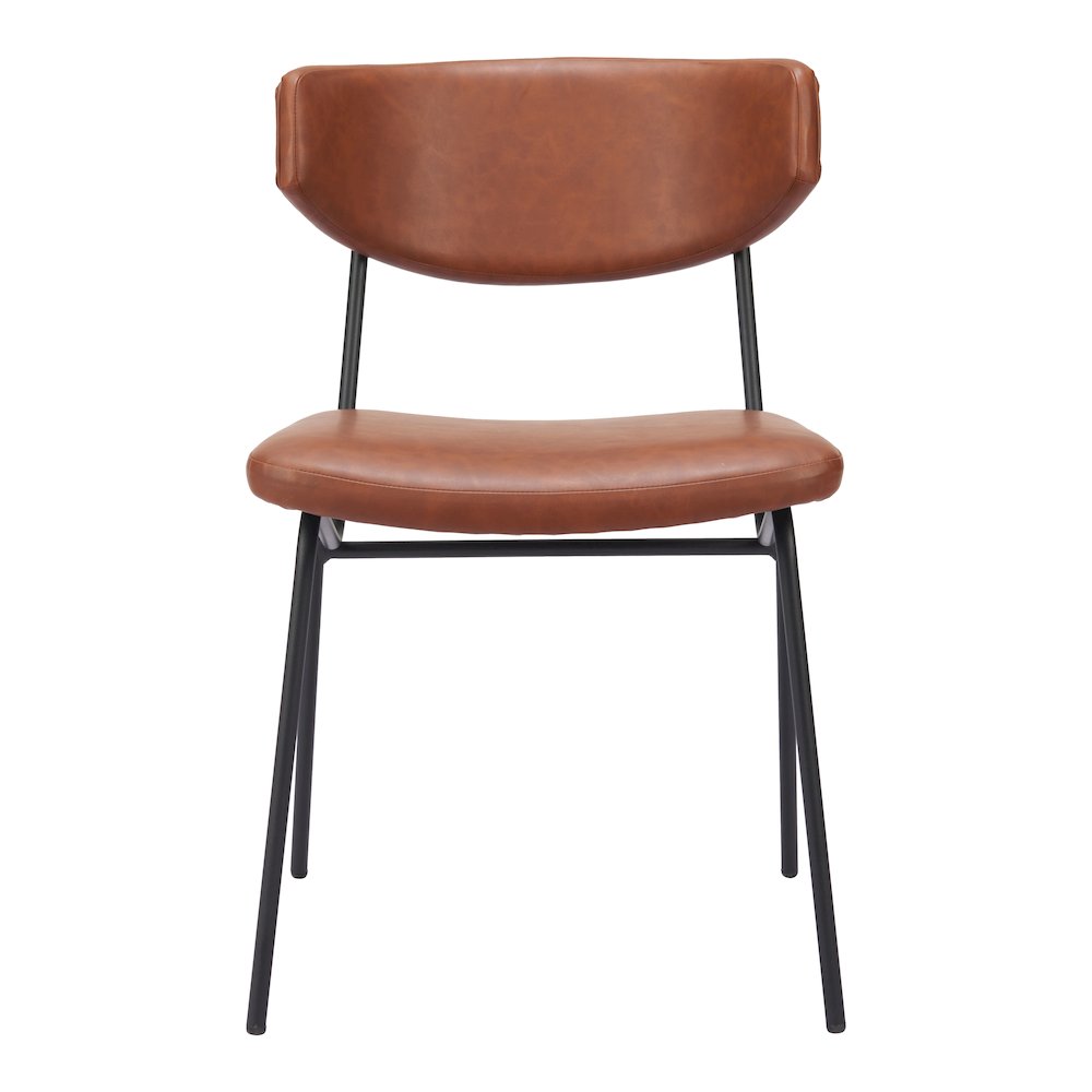 Charon Dining Chair (Set of 2) Vintage Brown. Picture 3