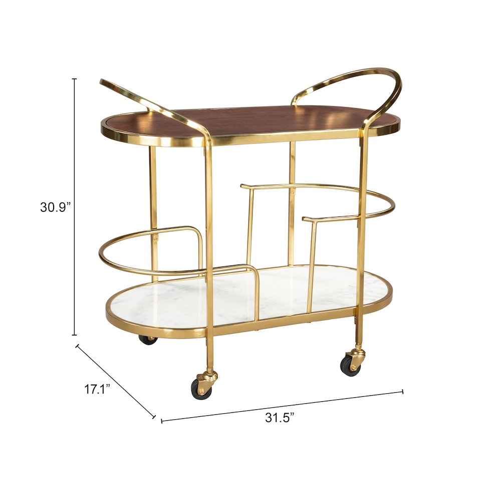 Antalya Bar Cart Multicolor. Picture 7