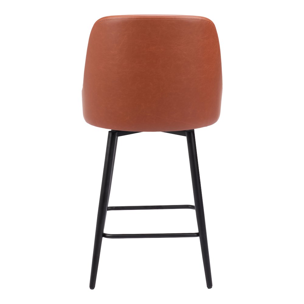 Keppel Swivel Counter Stool Brown. Picture 4