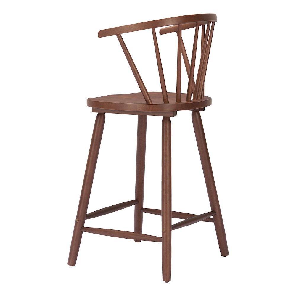 Stenger Counter Stool (Set of 2) Walnut. Picture 5