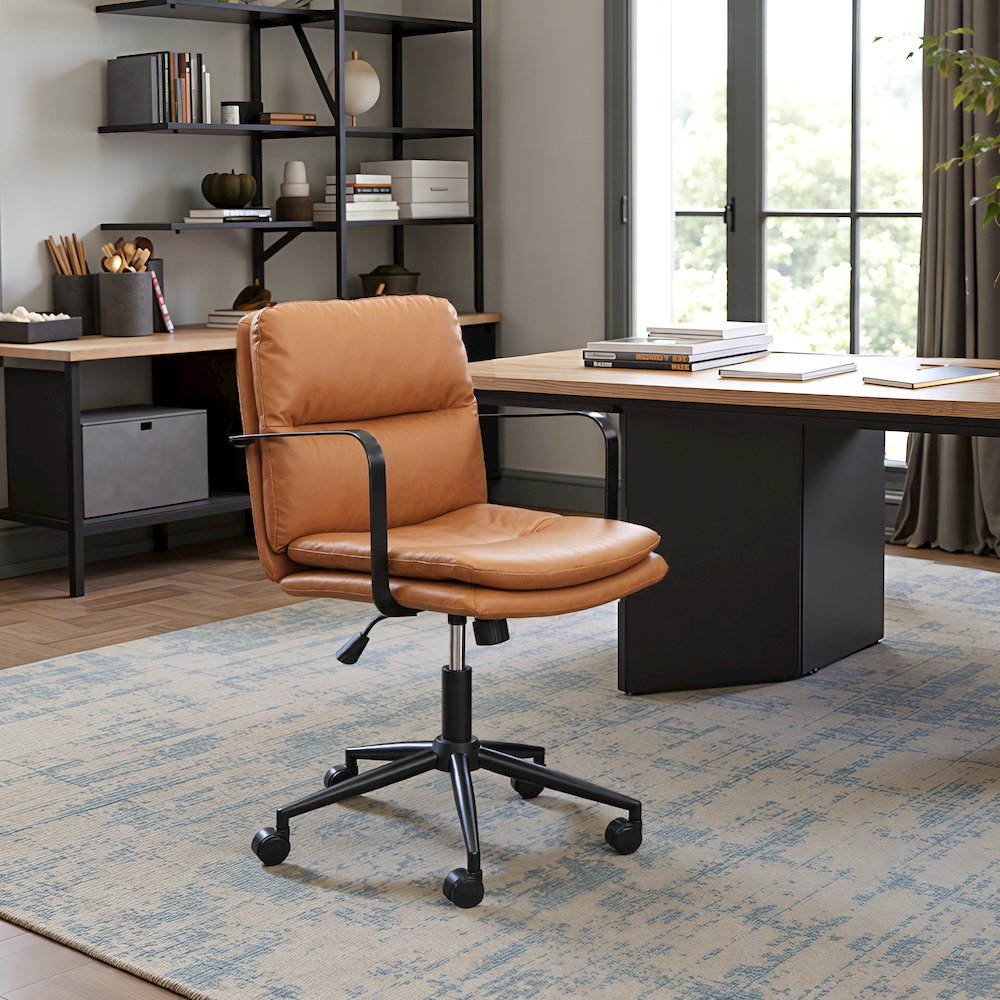 Birao Office Chair Brown. Picture 8