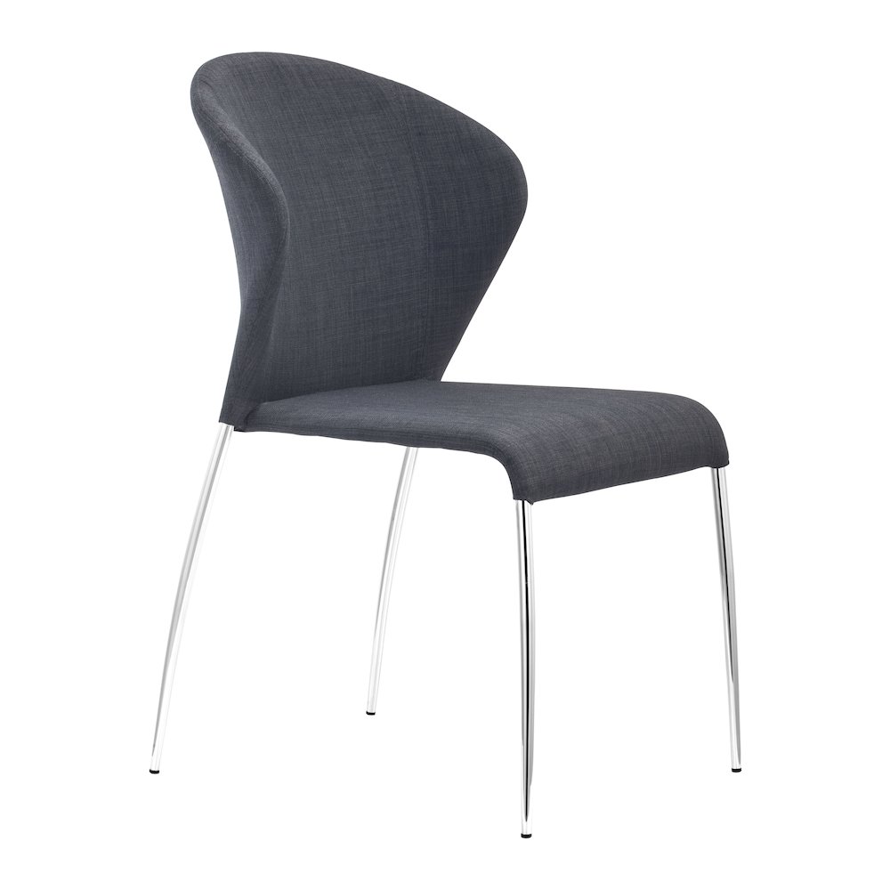 Oulu Dining Chair (Set of 4) Graphite. Picture 1