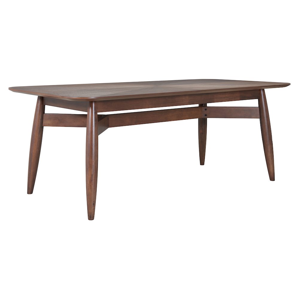 Silea Rectangular Dining Table Espresso. Picture 4