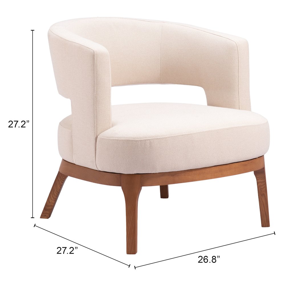 Penryn Accent Chair Beige. Picture 9