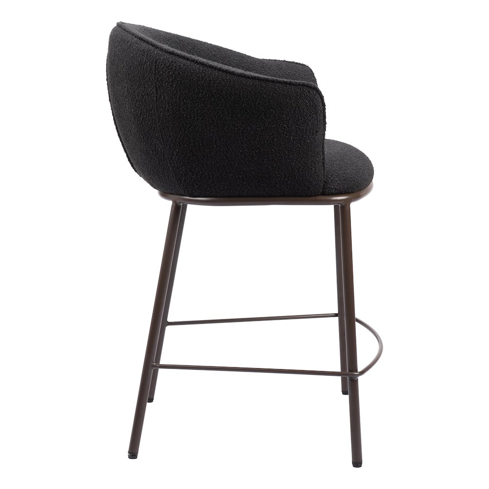 Essen Counter Stool Black & Bronze. Picture 2