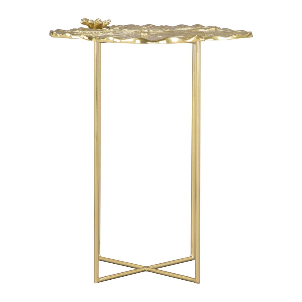 Lotus Side Table Gold. Picture 4