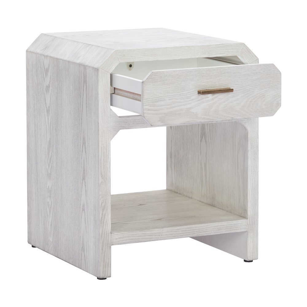 Yume Side Table Oak White. Picture 9