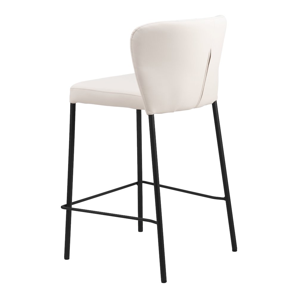 Linz Counter Stool (Set of 2) Cream. Picture 5