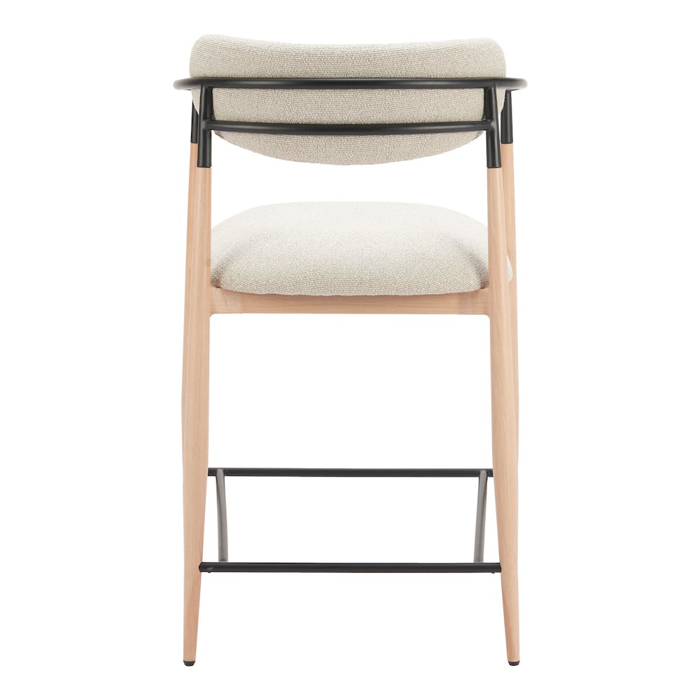 Equinox Counter Stool Oyster Gray & Natural. Picture 4