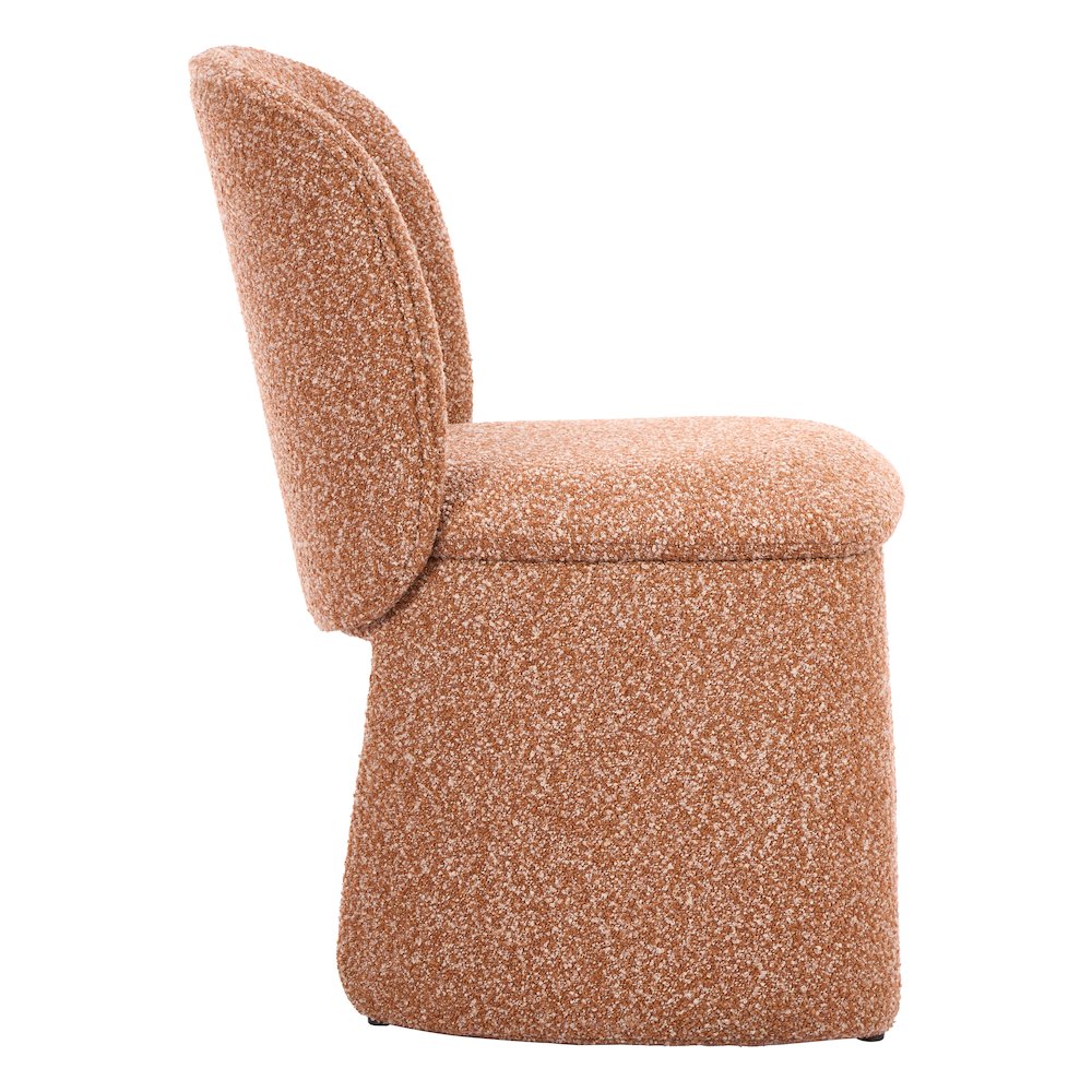 Citrine Dining Chair (Set of 2) Biscuit Brown. Picture 5