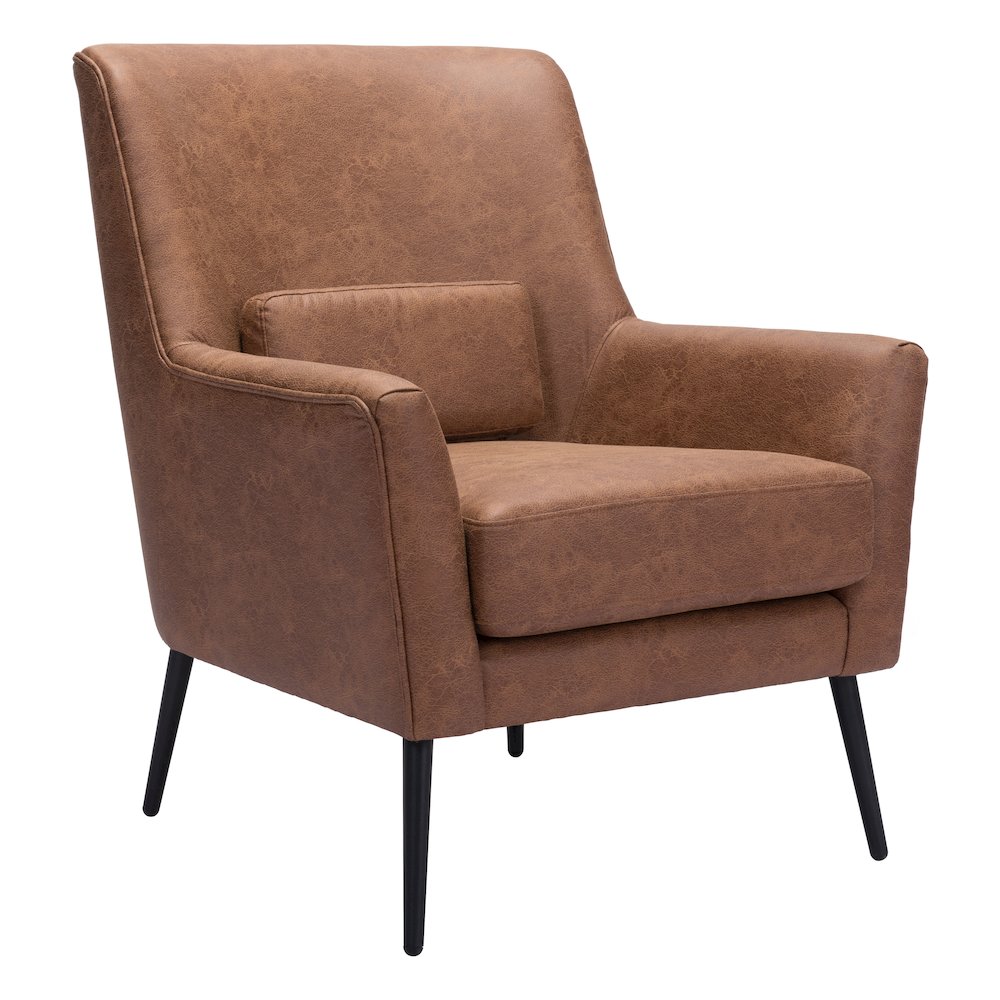 Ontario Accent Chair Vintage Brown. Picture 1