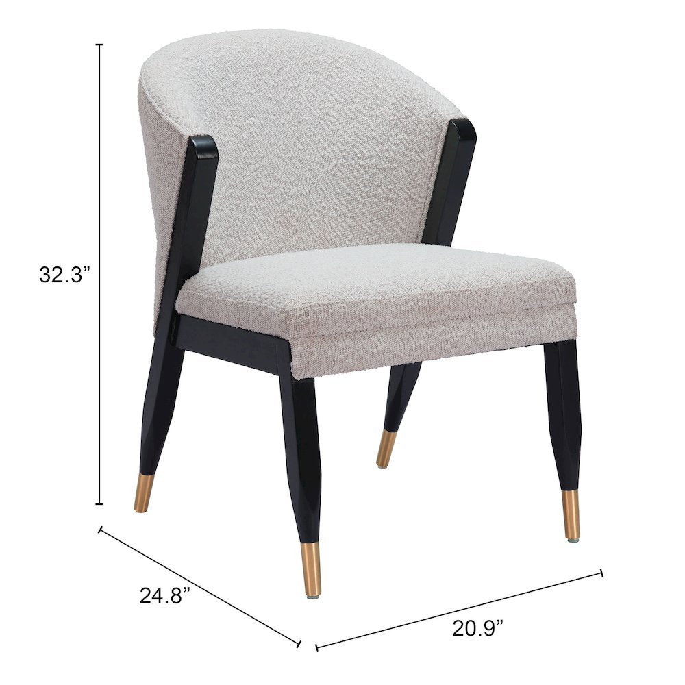 Pula Dining Chair Misty Gray. Picture 10