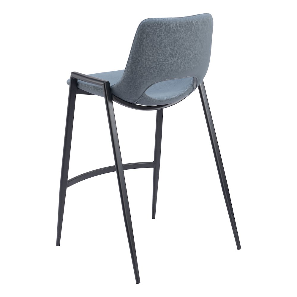 Desi Counter Stool (Set of 2) Azure Gray. Picture 5