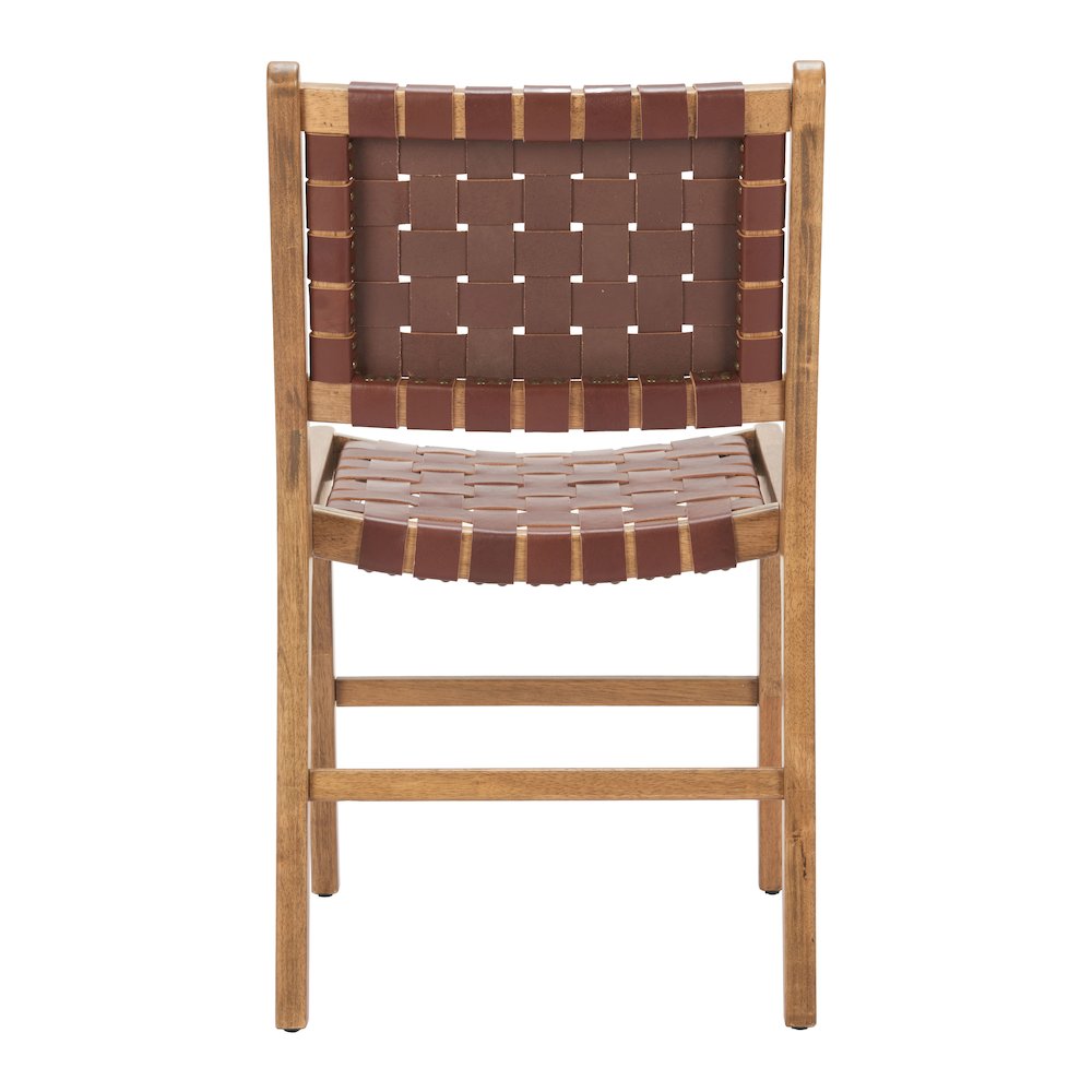 Feder Dining Chair (Set of 2) Brown. Picture 7