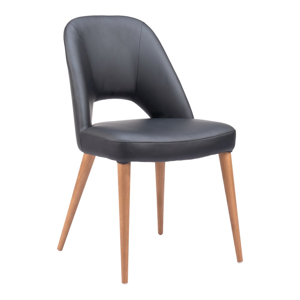 Leith Dining Chair (Set of 2) Black. Picture 1