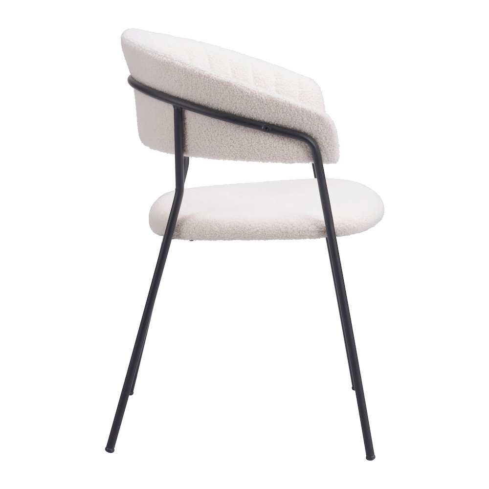 Josephine Dining Chair (Set of 2) Cream. Picture 2