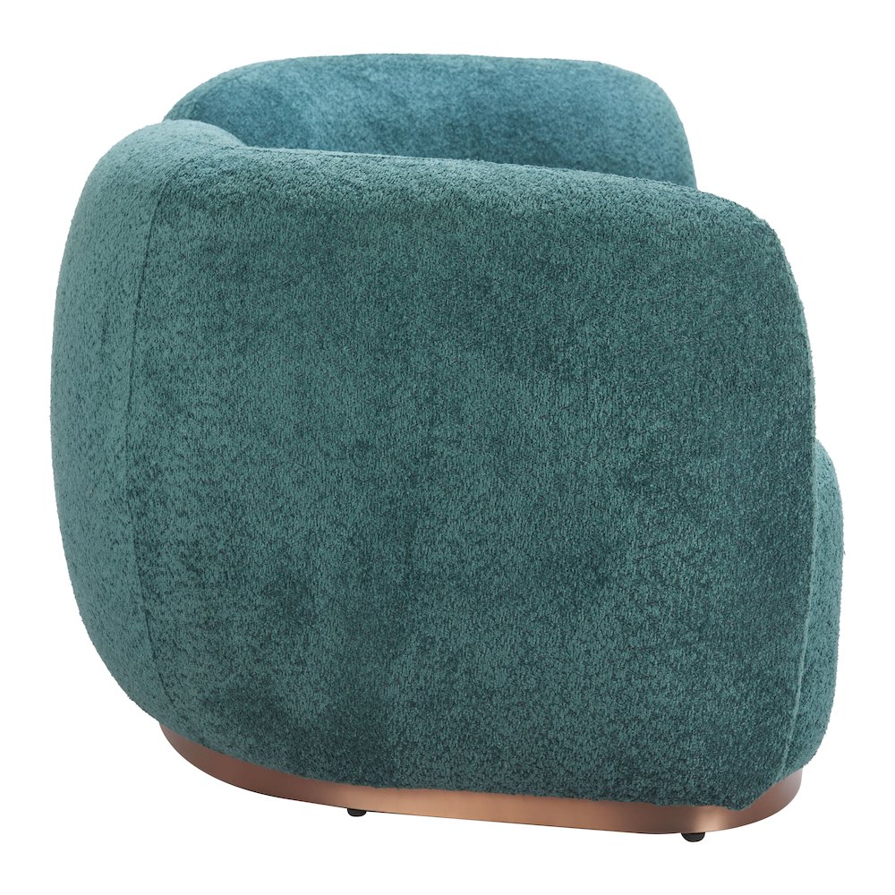 Jamela Sofa Teal. Picture 2