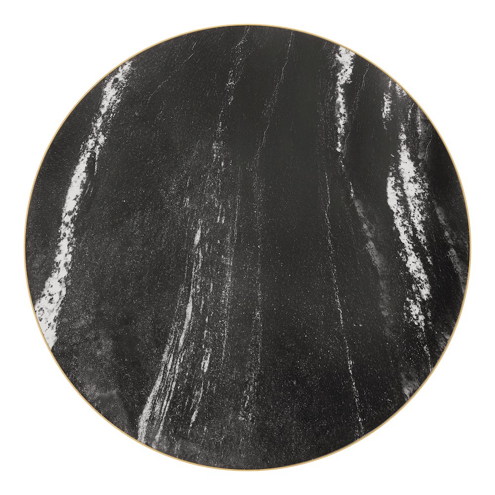 Batu Dining Table Black & Gold. Picture 6