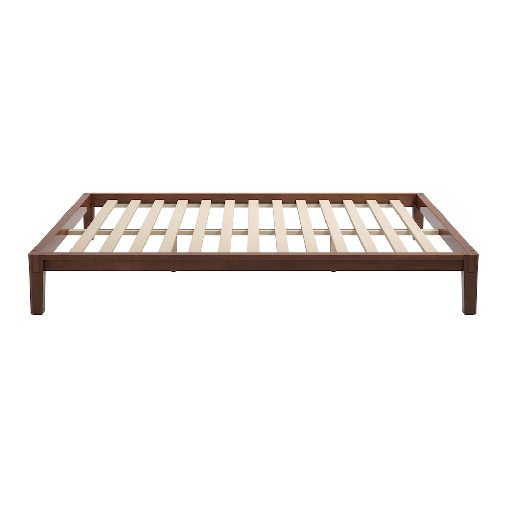 Luum Queen Platform Bed Frame Walnut. Picture 4