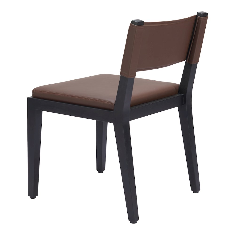 Roxas Dining Chair (Set of 2) Brown. Picture 5