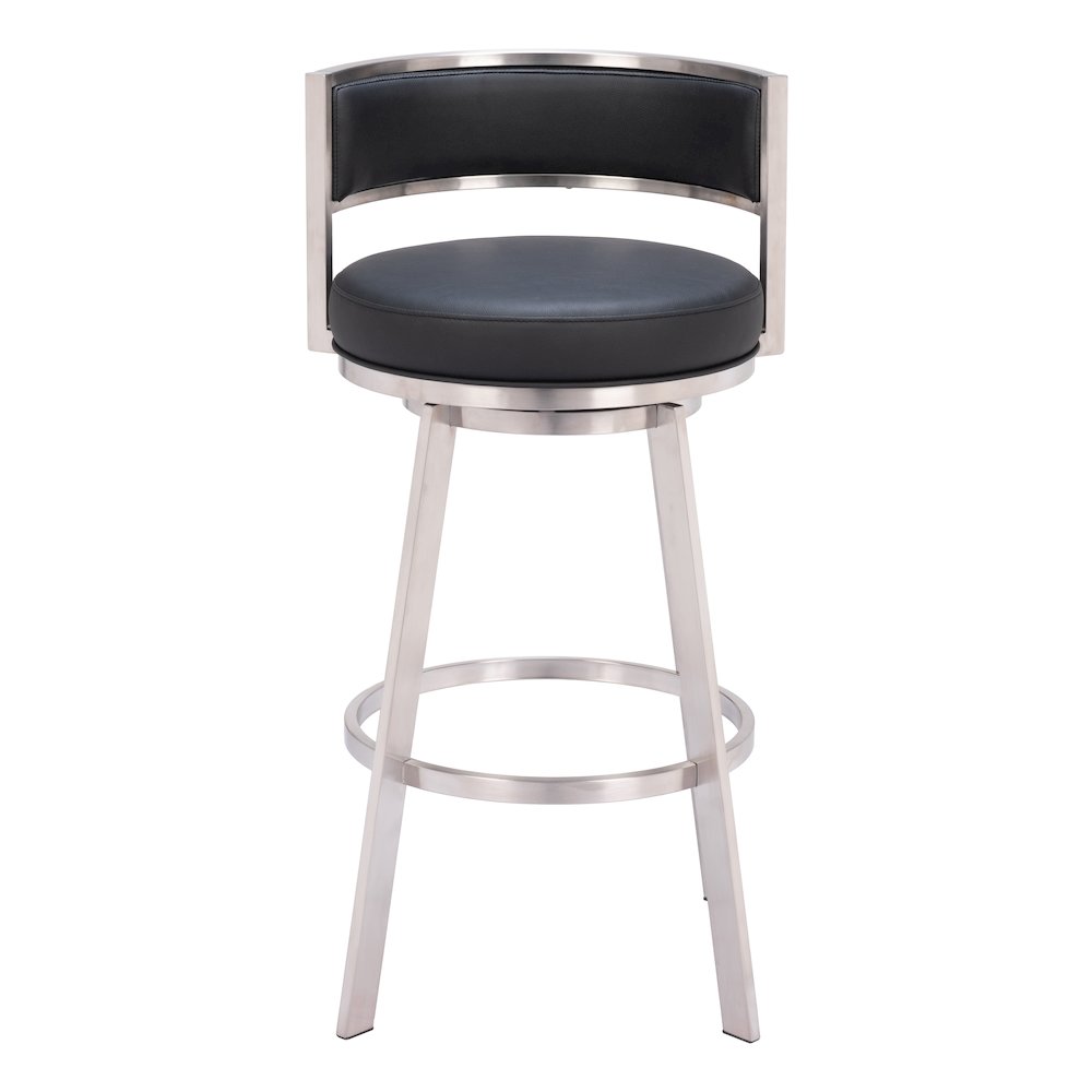Gimsby Swivel Barstool Black. Picture 3