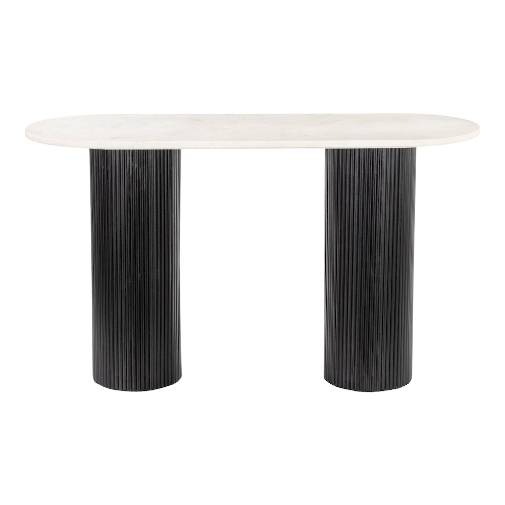 Izola Console Table White & Black. Picture 3