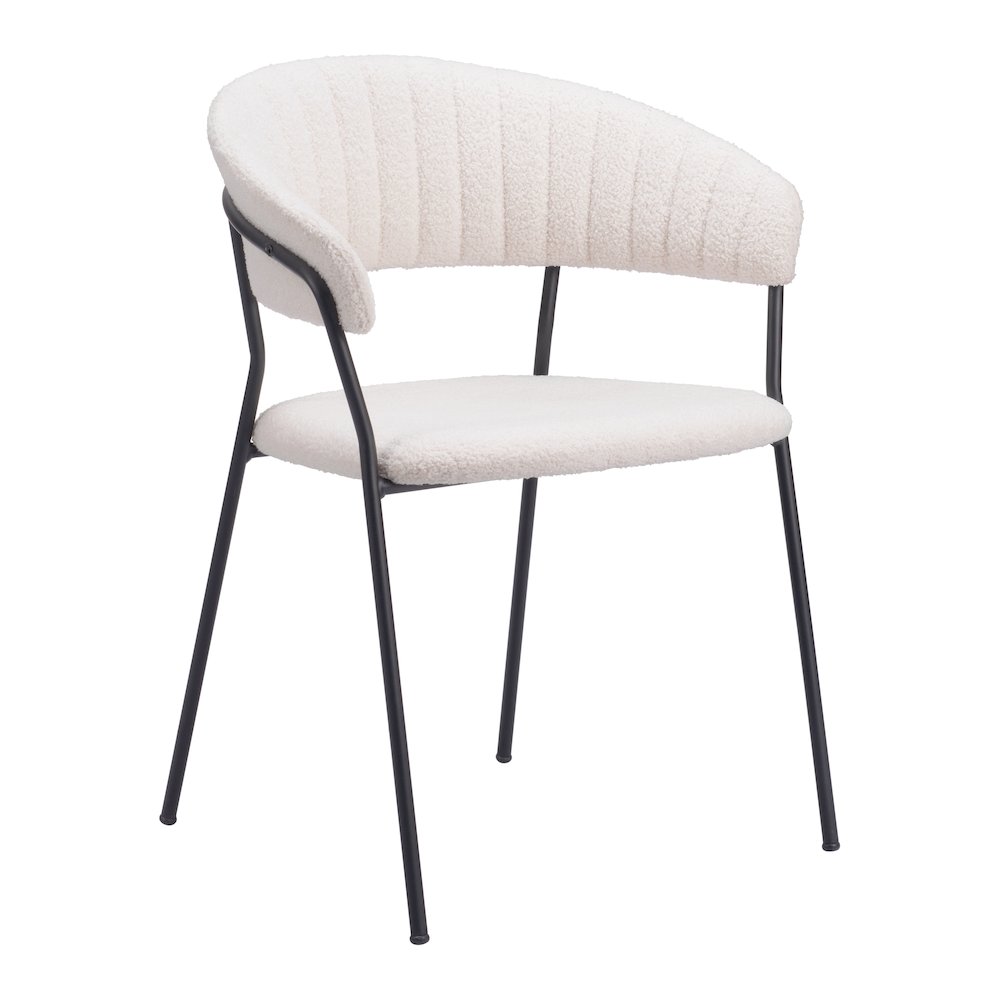 Josephine Dining Chair (Set of 2) Cream. Picture 1