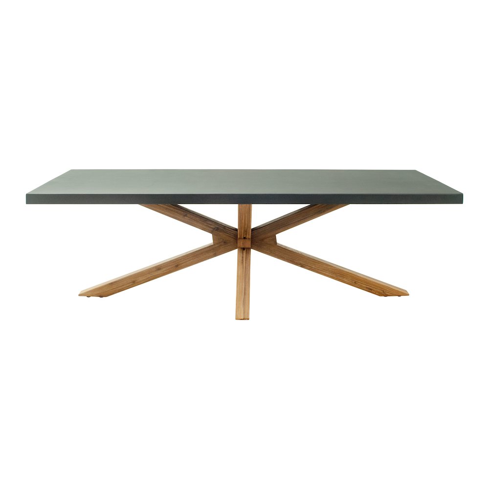 Suan Rectangular Dining Table Gray. Picture 3