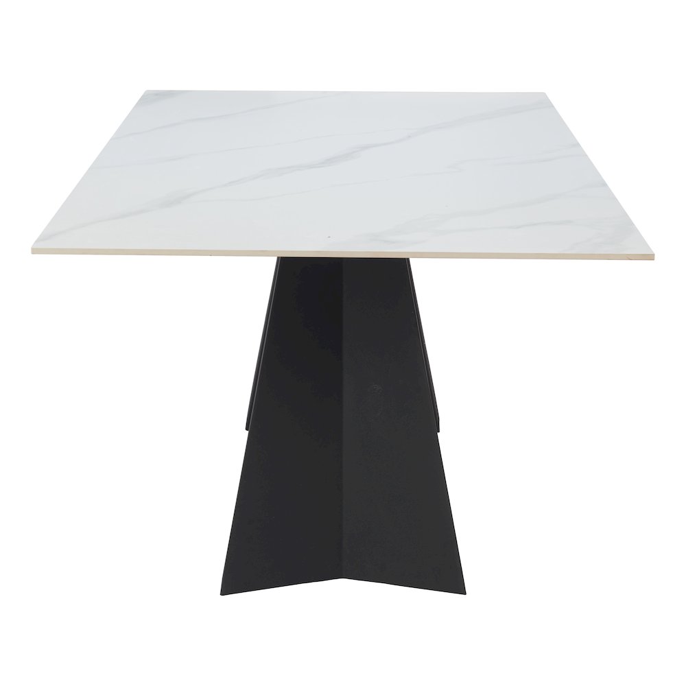 Inky Dining Table White. Picture 2