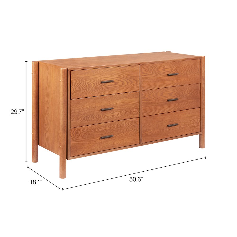 Beleza Dresser Walnut. Picture 10
