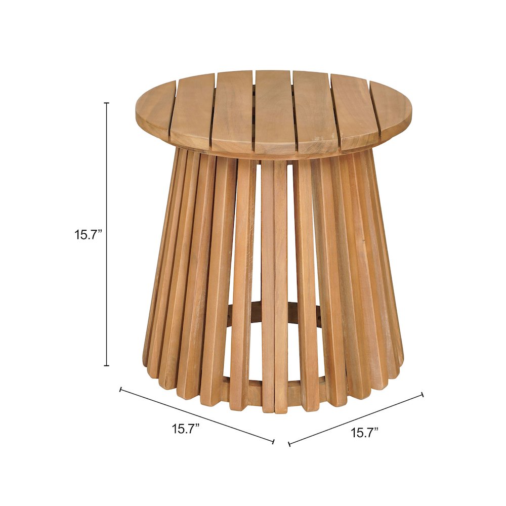 Zahara Side Table Natural. Picture 7