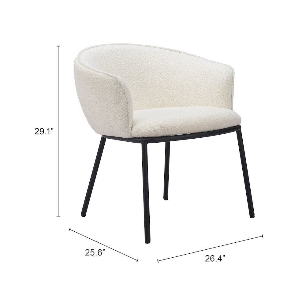 Essen Dining Chair Ivory. Picture 7
