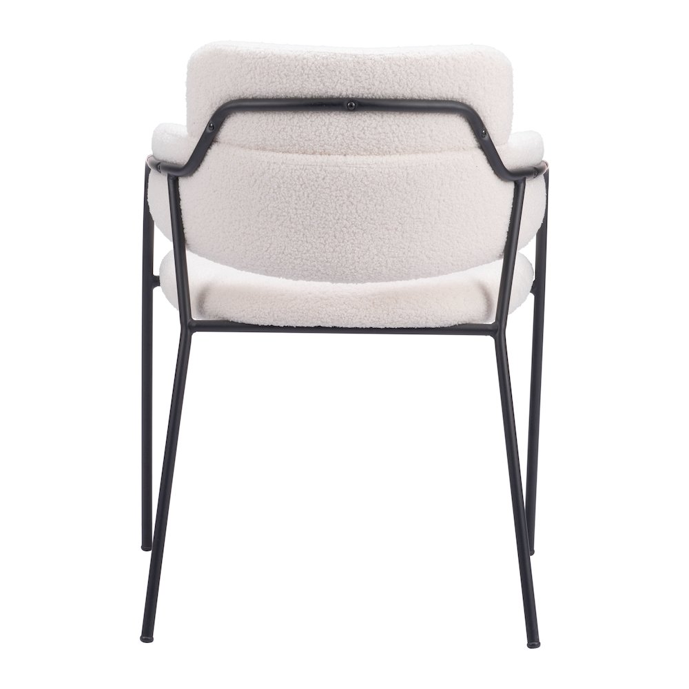 Marcel Dining Chair (Set of 2) Cream. Picture 4