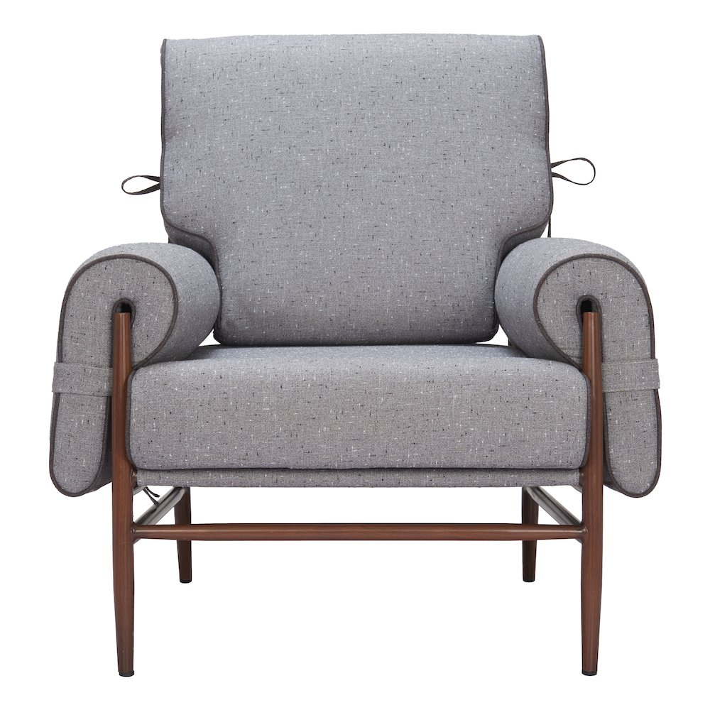 Klem Accent Chair Gray. Picture 3